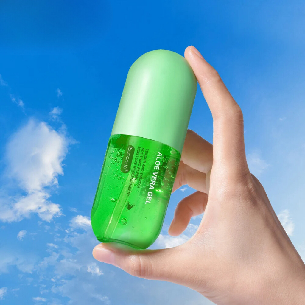Gel Hidratante Calmante de Aloe Vera – Reparação, Antiacne e Pós-Sol