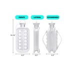 Garrafa ICE CUBS - Forma De Gelo Retrátil