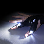 Luva Com Luz Auxiliar "Led Glove" - Ferramenta Multiuso