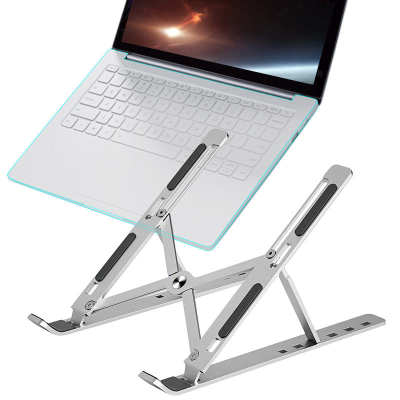 Suporte Para Notebook Ajustável - Acabamento Em Liga de Alumínio
