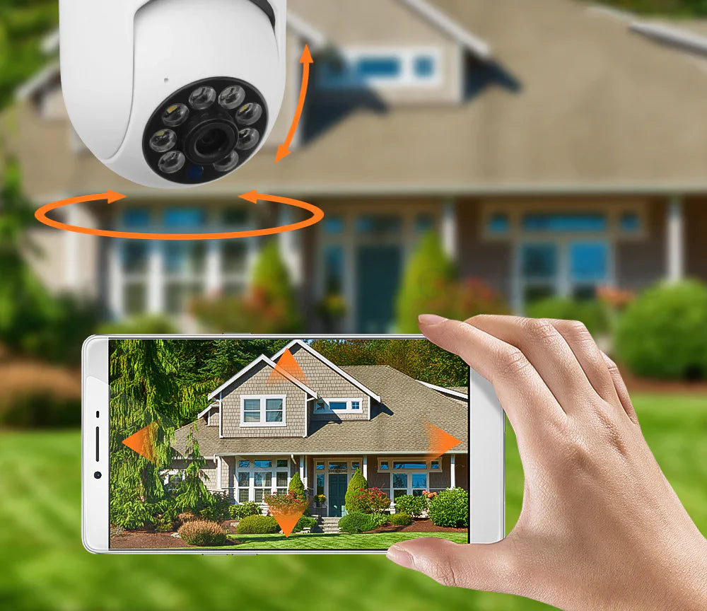 Camêra De Segurança - Lampada Espiã com Conexão Wifi