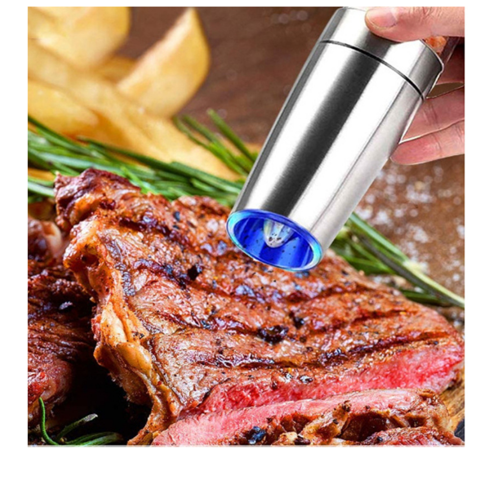 Moedor Elétrico De Pimenta "BEEMAN" - Moinho De Aço Inoxidável