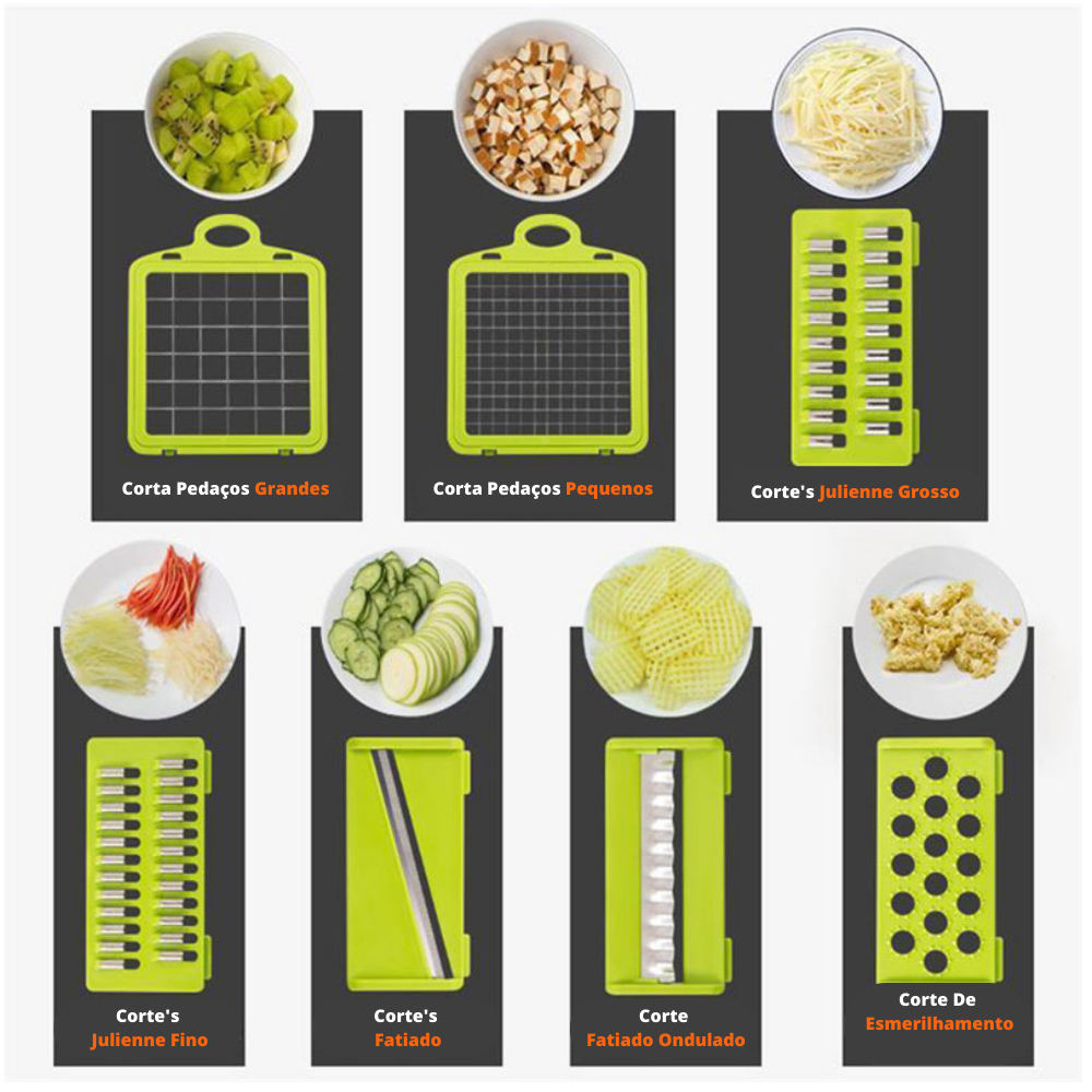 Cortador Multifuncional "Slice" - Corte Fácil e Preciso