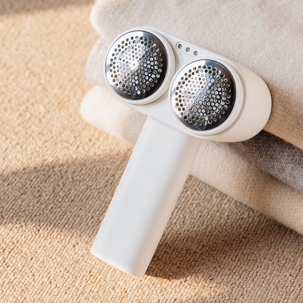 Removedor De Fiapos Elétrico Cabeça Dupla - 3 Velocidade Ajustavéis Para Roupas e Tecidos