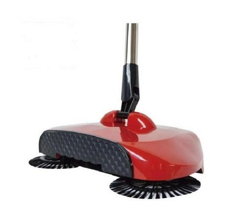 "Flap Mop" Vassoura Inteligente Giratória 360º - Armazena Lixos Em Pá Embutida