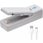 Mini Selador De Saco Plástico - Portátil/ Recarregável e Posterior Magnetico