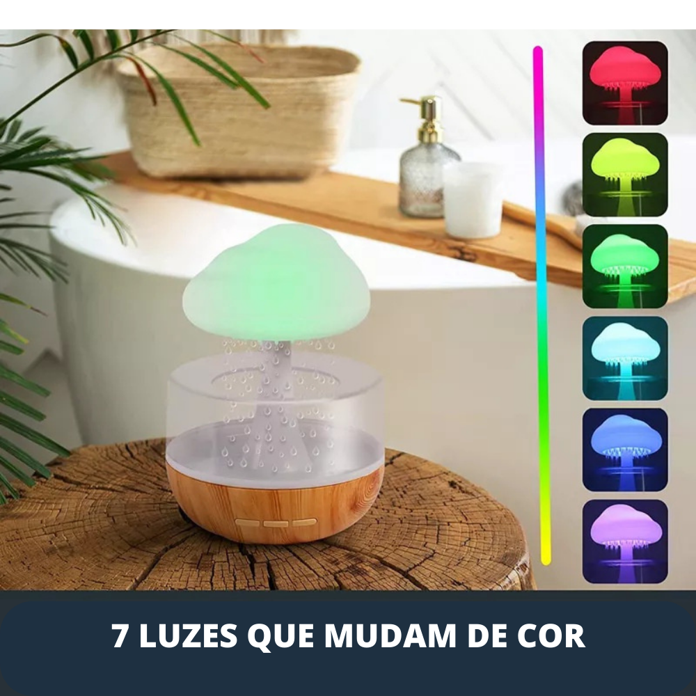Umidificador Nuvem Pingos De Chuva - Raindrops