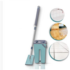 Esfregão Giratório "Flat Mop" - Vassoura Tira Sugeira ( Lavagem Seco/Úmida)