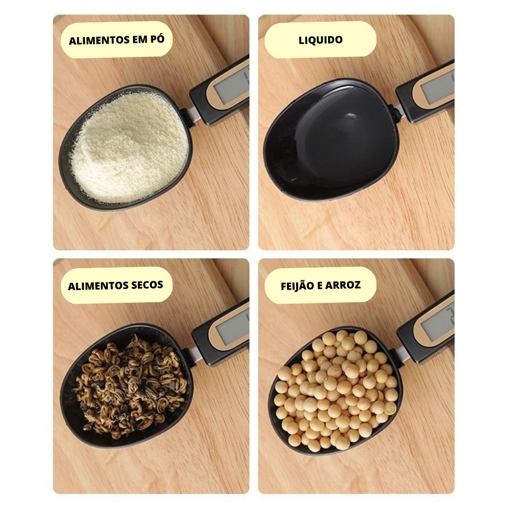 Colher De Medição Eletrônica Digital - Alimentação Balanceada