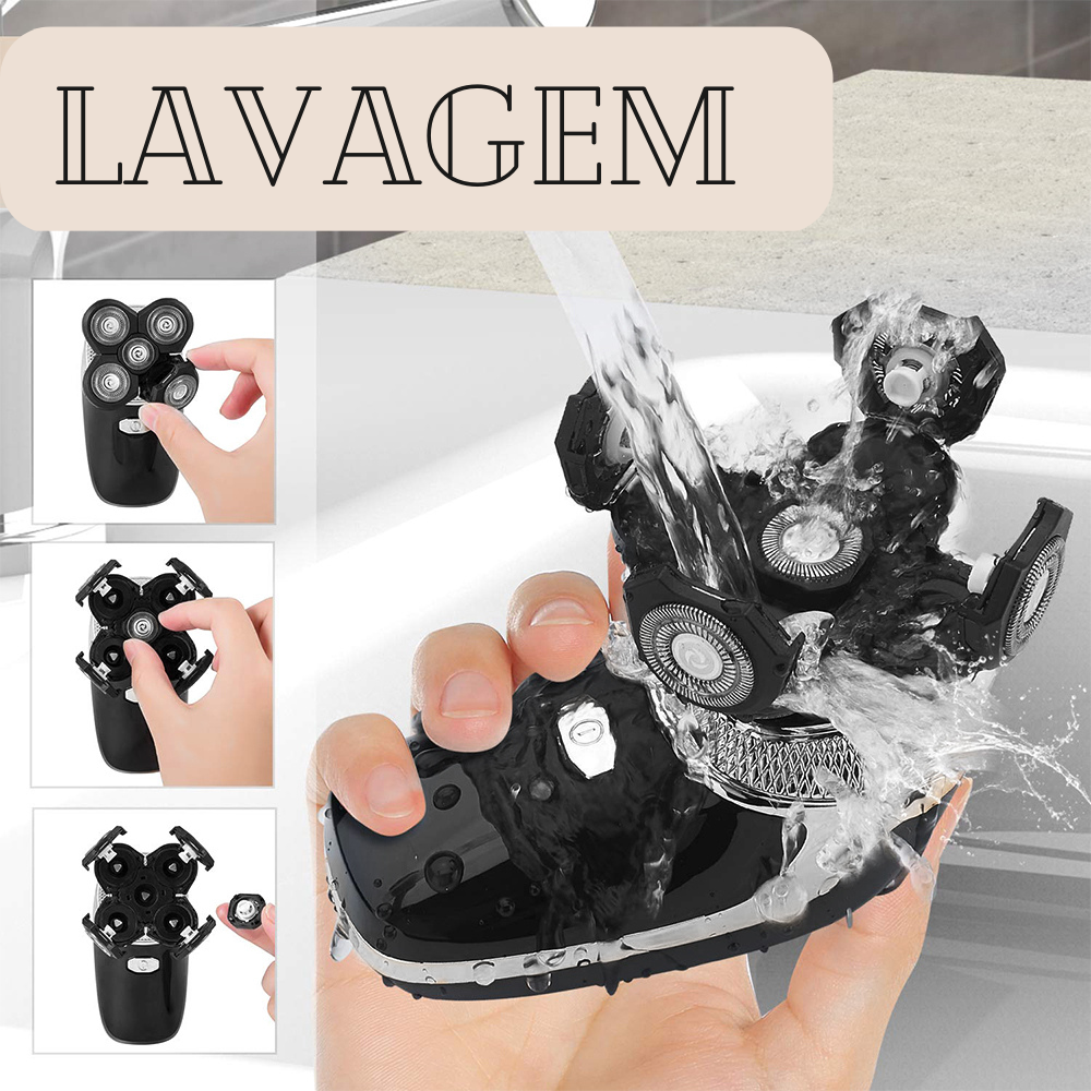 Barbeador Elétrico Sharpe Cut - " 5 Lâminas "