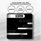 Balança Corporal  De Vidro - Visor Digital Eletrônico Inteligente