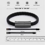 Pulseira Portátil Cabo USB "Dice Braid"- Linha De Dados Conectados