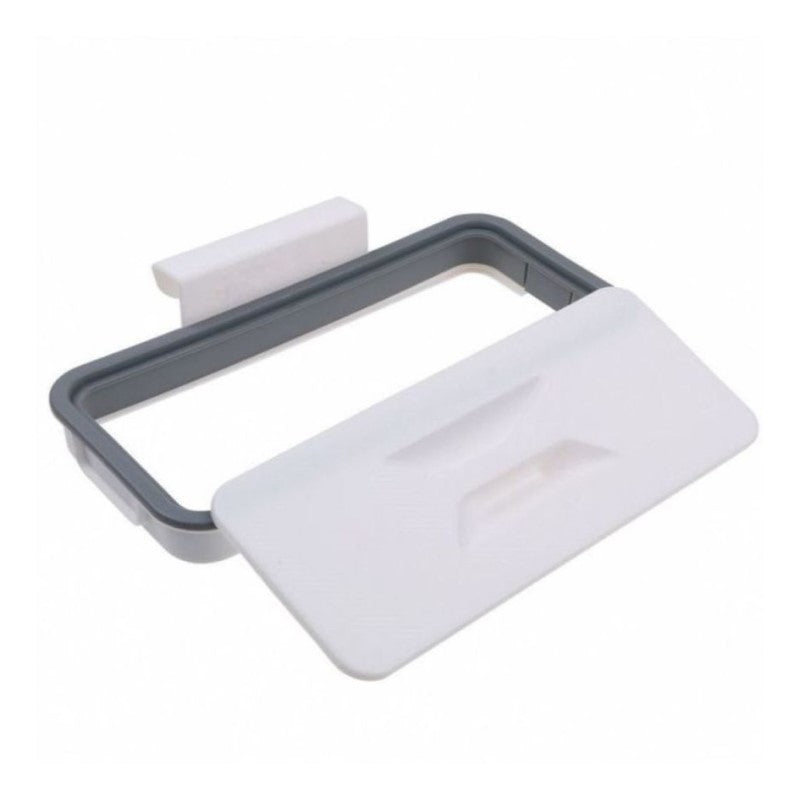 Suporte De Lixeira Com Tampa Embutida - Para Sacos De Lixo