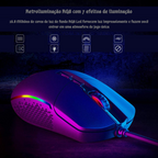 Mouse Fronte Gaming "Game Cobra" - Agilidade Tática Em Seu Jogo