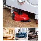 "Flap Mop" Vassoura Inteligente Giratória 360º - Armazena Lixos Em Pá Embutida