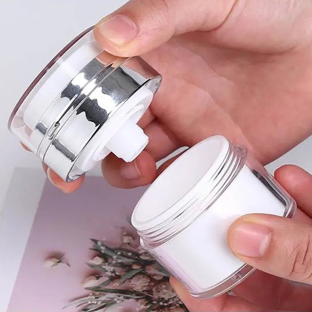 Pote Acrílico Para Creme: Frasco Recipiente a Vácuo Para Cosméticos - "Cosmetic Pot"