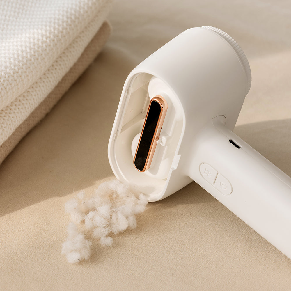 Removedor De Fiapos Elétrico Cabeça Dupla - 3 Velocidade Ajustavéis Para Roupas e Tecidos