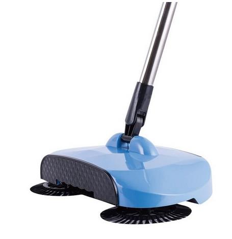 "Flap Mop" Vassoura Inteligente Giratória 360º - Armazena Lixos Em Pá Embutida