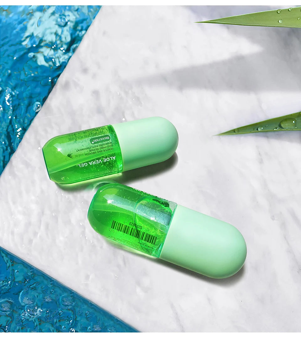 Gel Hidratante Calmante de Aloe Vera – Reparação, Antiacne e Pós-Sol