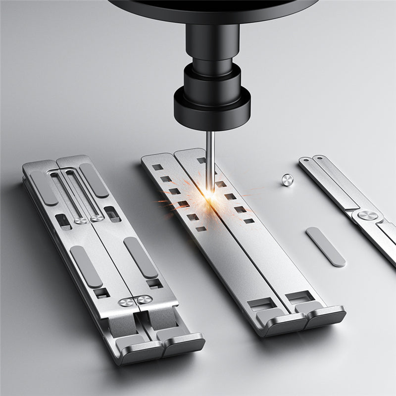 Suporte Para Notebook Ajustável - Acabamento Em Liga de Alumínio