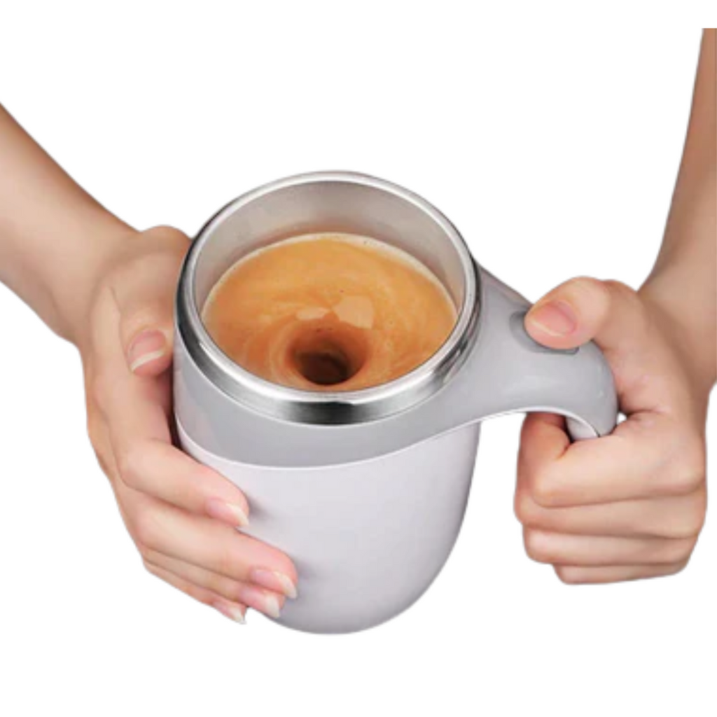 Caneca Térmica: “ Shake Blend ” – Charge Mixer Automático With Battery & Invólucro De Aço Inoxidável (380 ml)