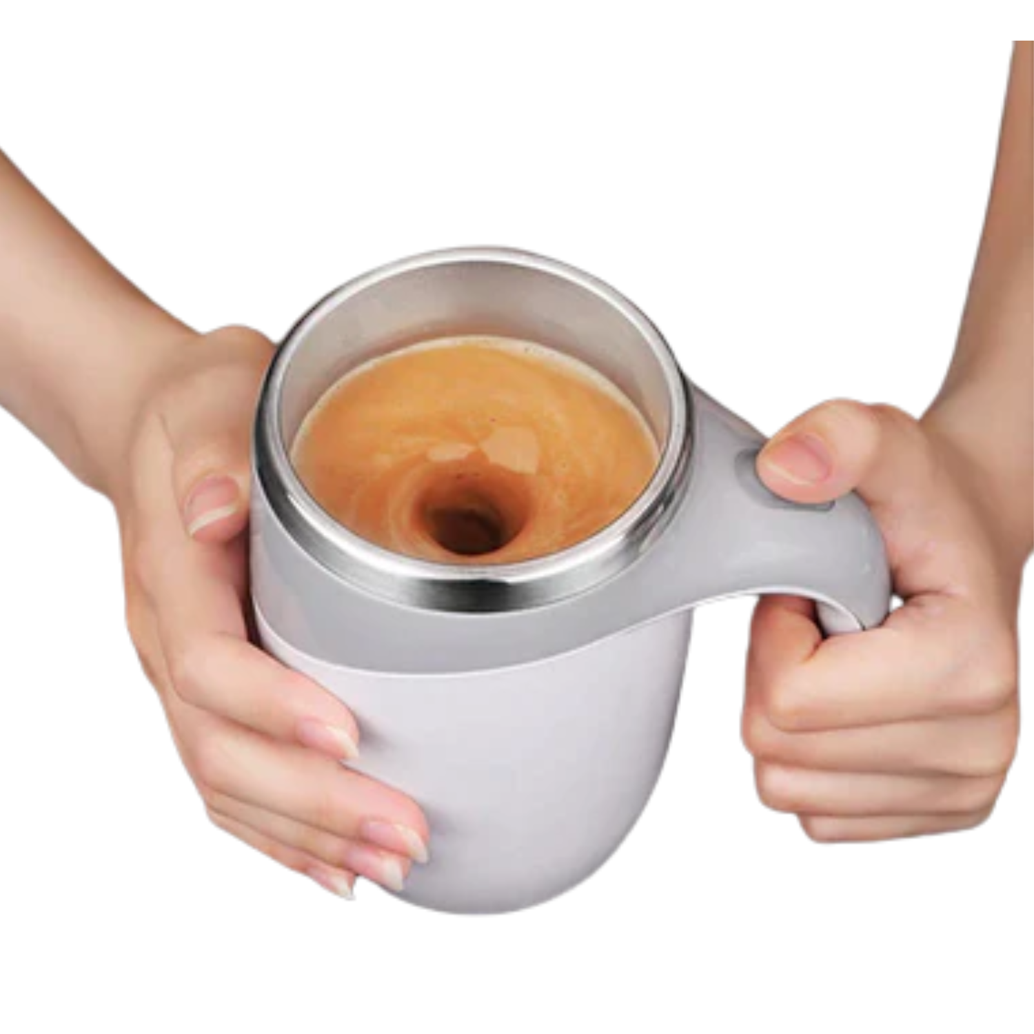 Caneca Térmica: “ Shake Blend ” – Charge Mixer Automático With Battery & Invólucro De Aço Inoxidável (380 ml)