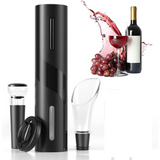 Abridor De Garrafa Elétrico: Saca-Rolhas De Vinho Tinto Automático + Conjunto