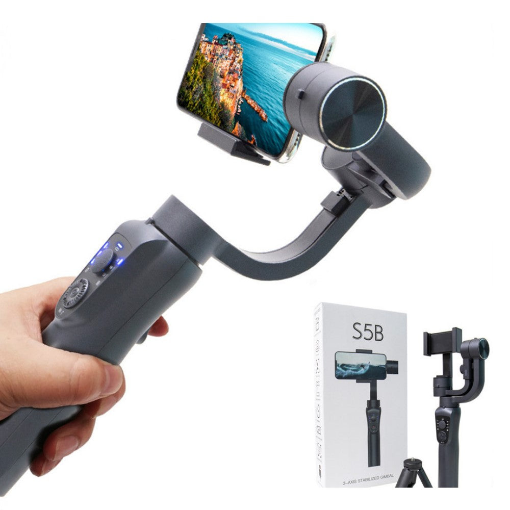 Estabilizador De Celular Anti-Vibração Cardan: " 3 Eixos De Ação "