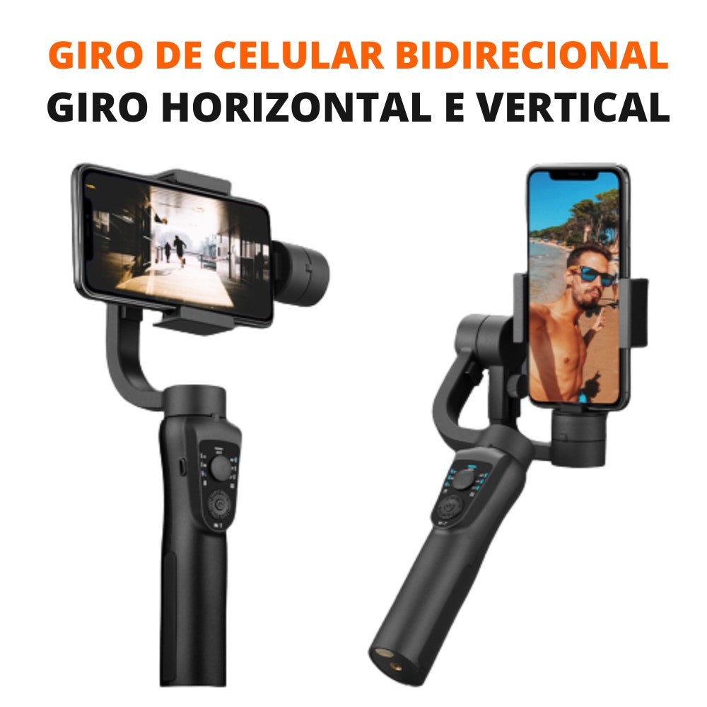 Estabilizador De Celular Anti-Vibração Cardan: " 3 Eixos De Ação "