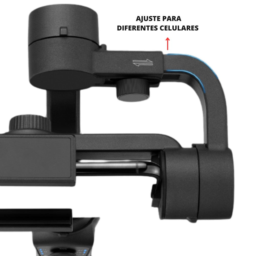 Estabilizador De Celular Anti-Vibração Cardan: " 3 Eixos De Ação "