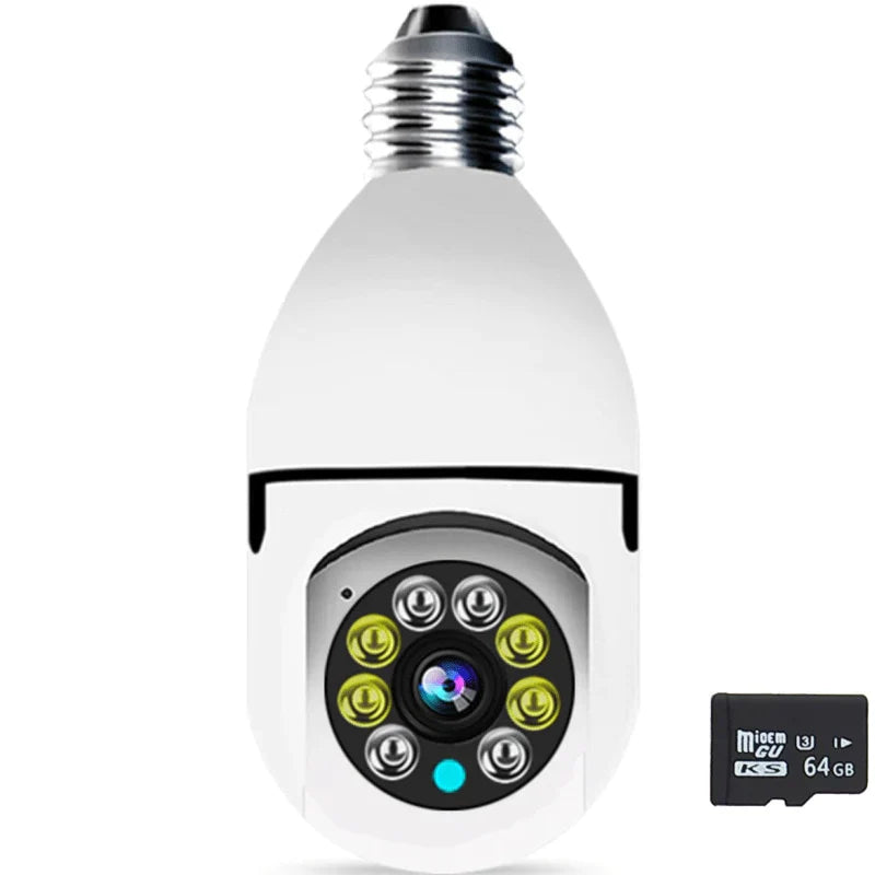 Camêra De Segurança - Lampada Espiã com Conexão Wifi