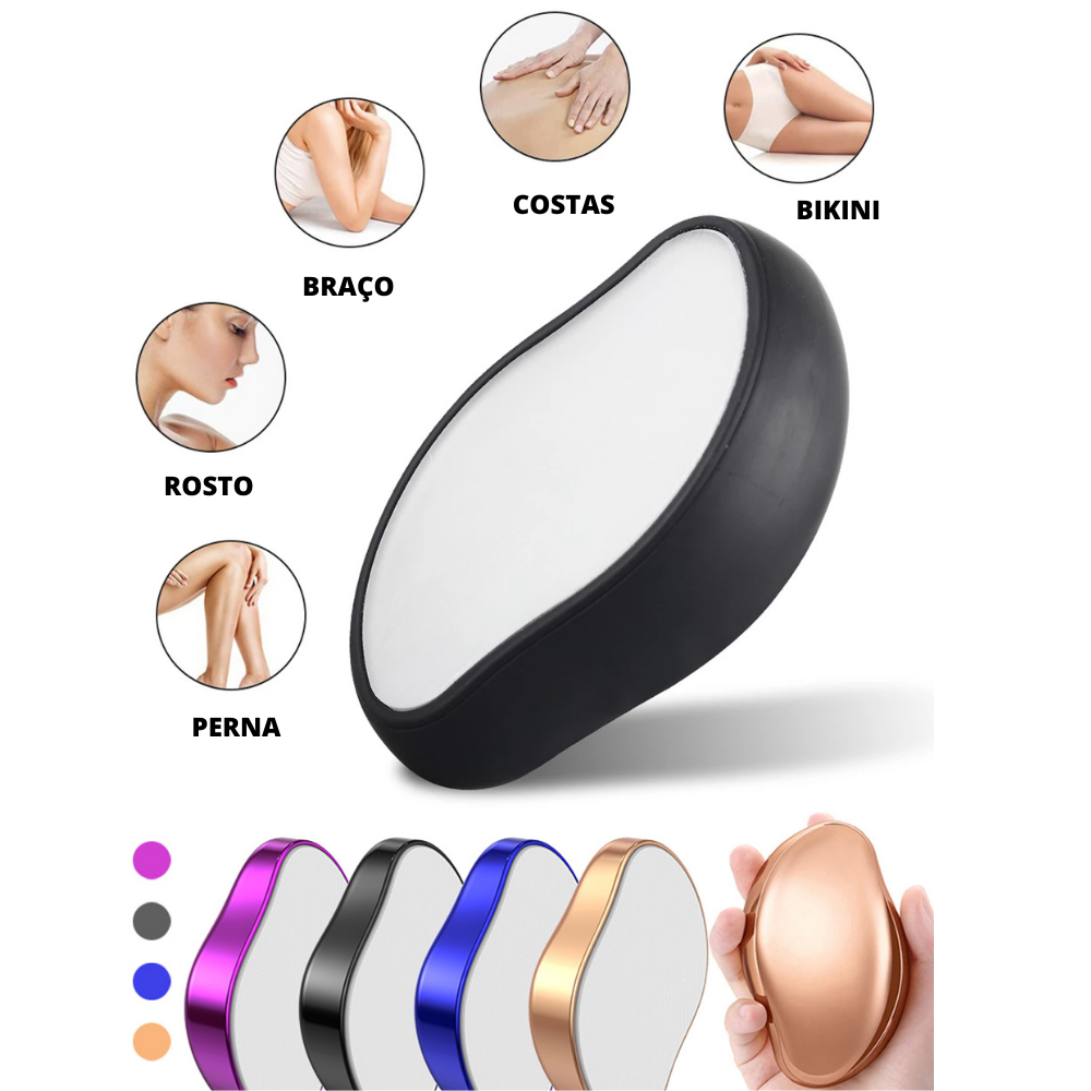 Cristal Depilador Portatil - "Pele Suave"