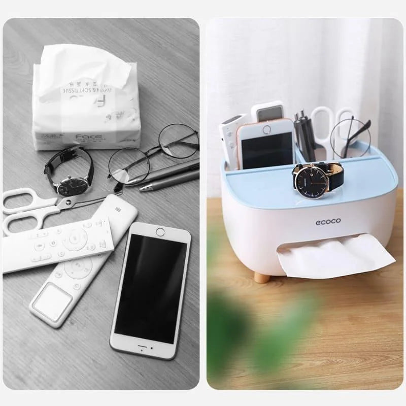 Dispenser Multifuncional Porta Lenço e Papel