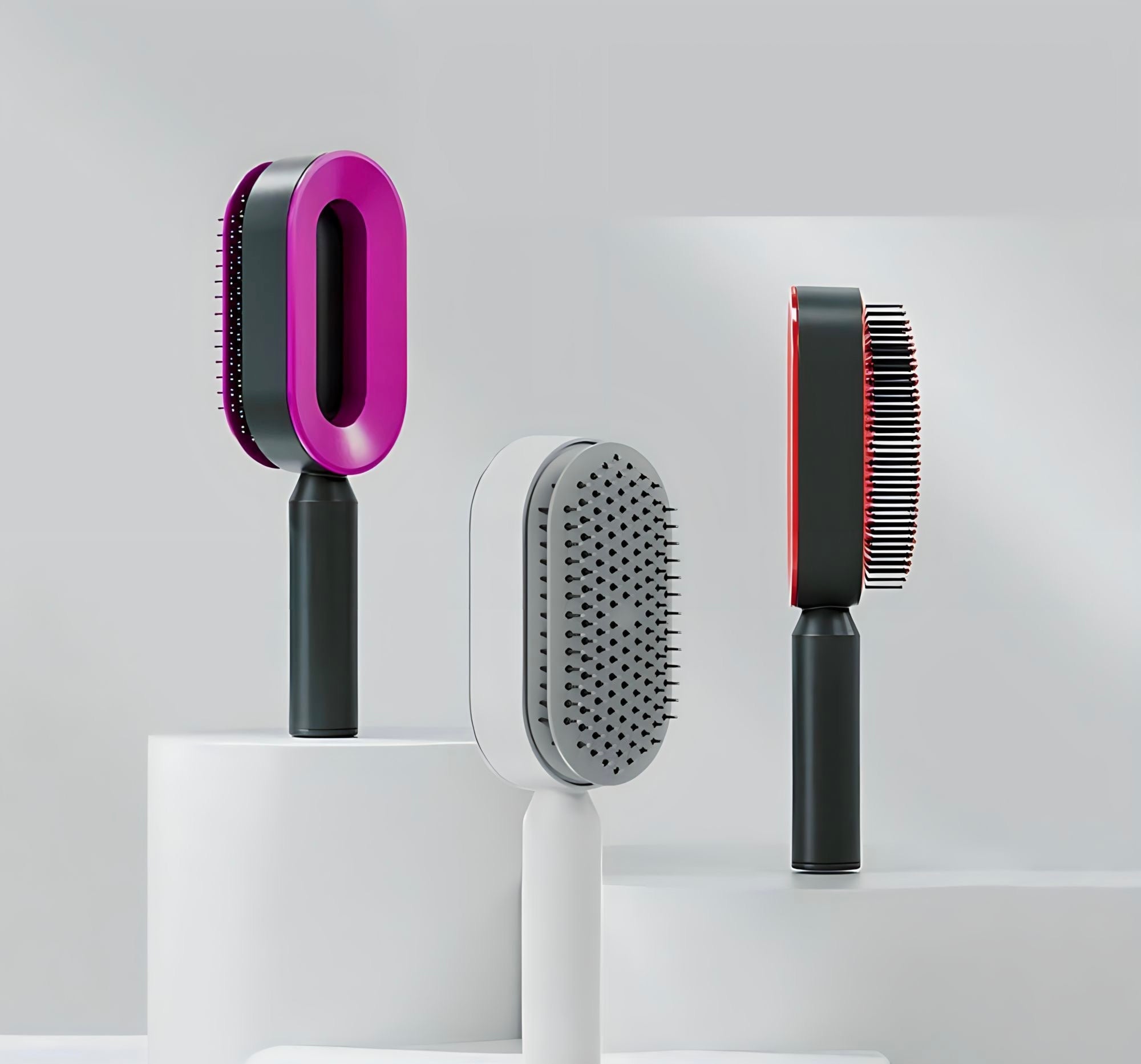 Escova De Cabelo: “Escalpe Air Bag” – Auto Limpeza