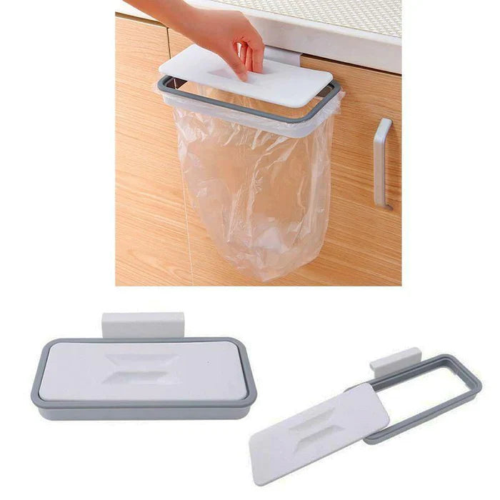 Suporte De Lixeira Com Tampa Embutida - Para Sacos De Lixo